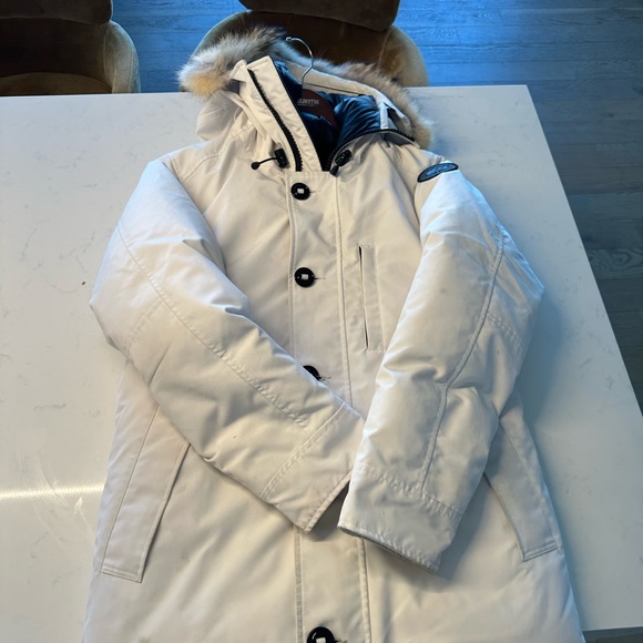 Canada Goose Men’s Chateau Parka Black Label - off white - Picture 2 of 4